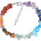 Pulsera de Grava con Cadena Extensible de 7 Chakras