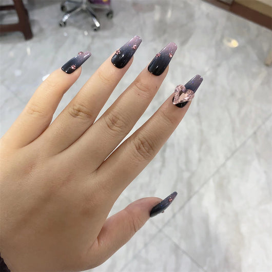 Uñas Postizas Adhesivas con Diseño de Bayas - Image 3