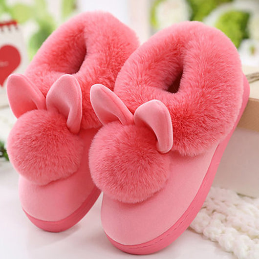 Pantuflas de Conejo en Algodón - Comodidad Suave para Casa - Image 6