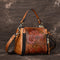 Bolso de Cuero Vintage para Mujer - Mochila Bandolera Artesanal de Piel Premium