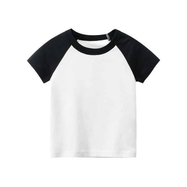 Camiseta Infantil de Manga Corta Color Liso para Publicidad - Image 23