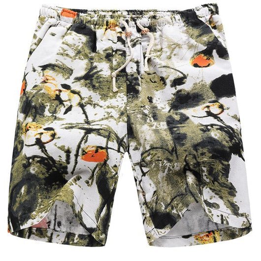 Shorts de Lino Estampado - Comodidad al Instante - Image 7