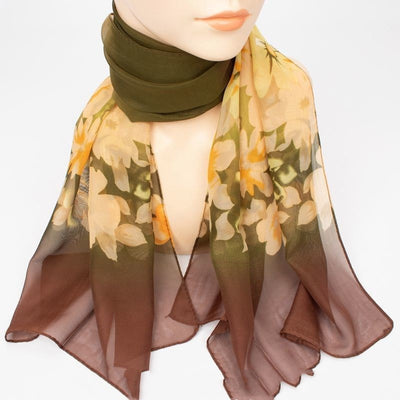 Pañoleta Estampada Primavera Otoño en Chifón Ligero - Image 29