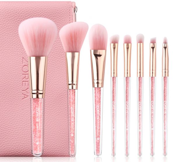 Brocha de Maquillaje Efecto Arenas Movedizas Rosa