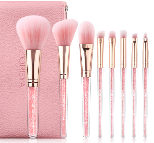 Brocha de Maquillaje Efecto Arenas Movedizas Rosa