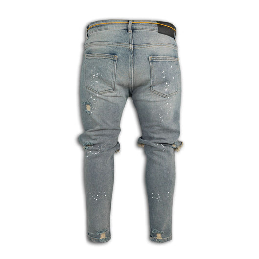 Pantalones Slim Fit Rotos Europeos y Americanos - Image 3