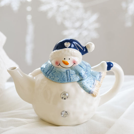 Adornos Navideños de Cerámica y Vajilla Muñeco de Nieve - Image 8