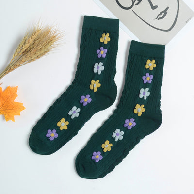 Calcetines Térmicos Flores Otoño Invierno - Calidez y Estilo - Image 7