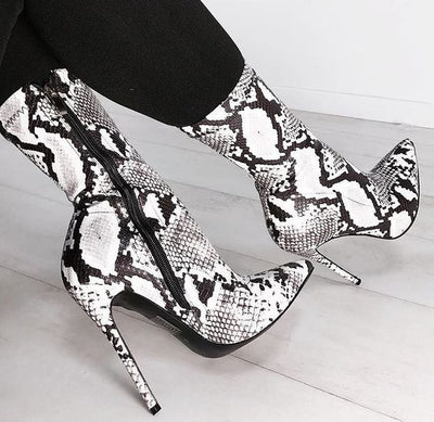 Botas Stiletto Serpiente Puntiagudas Sexy para Mujer - Image 2