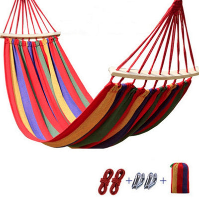 Hamaca de Campamento Portátil 200x80cm - Lona Paracaídas Resistente