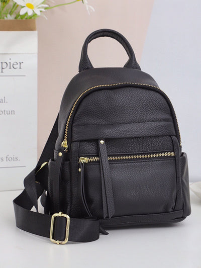 Mochila de Cuero Viajero de Gran Capacidad - Versátil y Elegante - Image 12