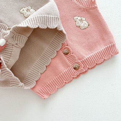 Chaleco Cardigan Infantil con Estampado de Conejitos - Image 13