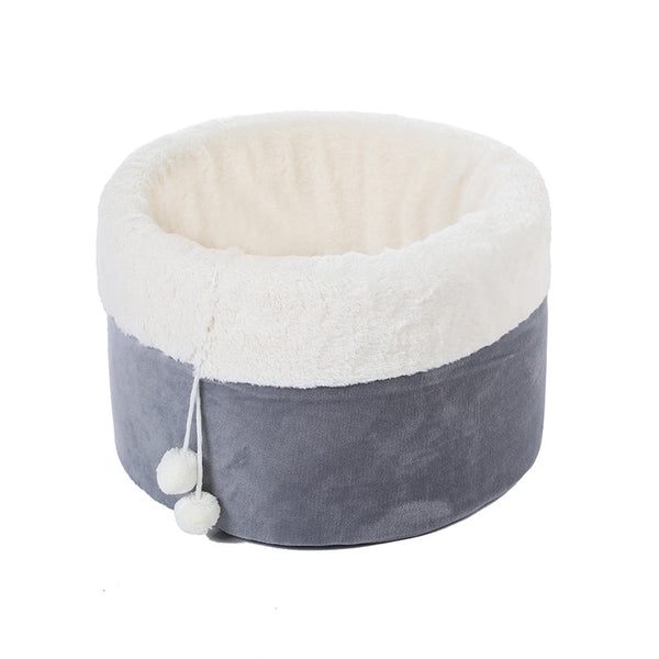 Cama Térmica Acogedora para Gatos - Nido Estampado en Felpa