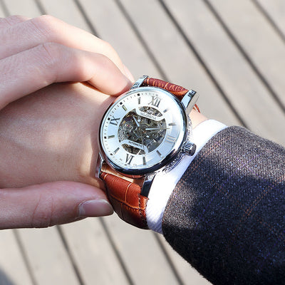 Reloj Automático para Hombre con Malla Metálica Tejida - Image 6