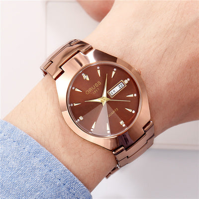 Reloj de Pareja Acero Tungsteno Resistente al Agua - Diseño Moderno para Estudiantes - Image 14
