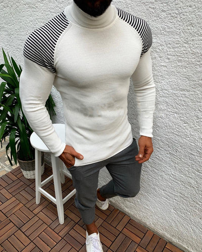 Suéter Cuello Alto Manga Larga para Hombre - Image 7