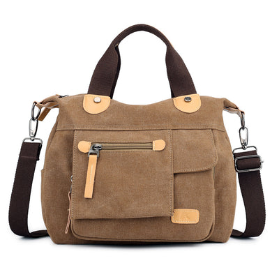 Bolsa de Lona Retro Casual para Mujer - Image 5