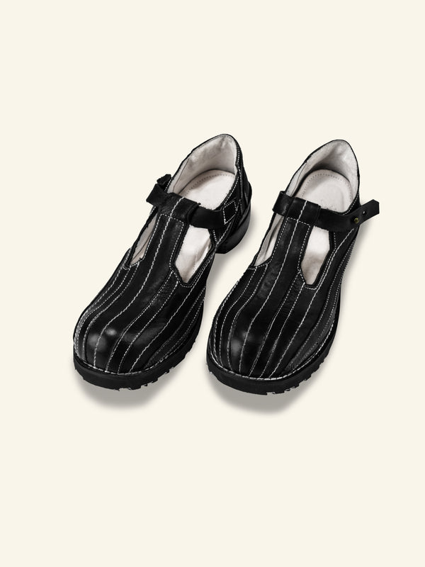 Zapatos de Cuero Vintage Transpirables para Verano - Image 6
