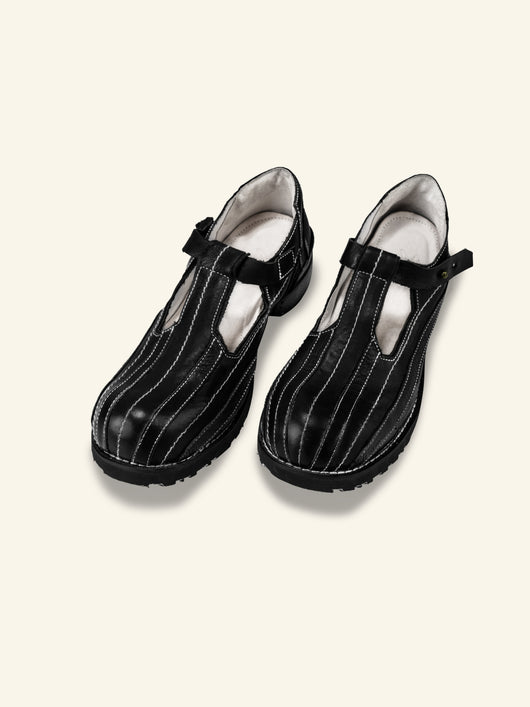 Zapatos de Cuero Vintage Transpirables para Verano - Image 6