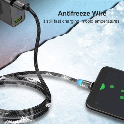 Cable Magnético 360° Triple Conector USB, Type-C y Micro USB - Image 24