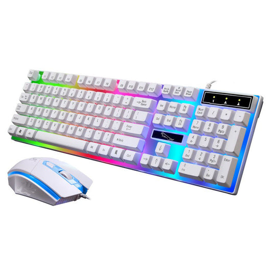 Set Teclado y Ratón Mecánico Gaming con Iluminación LED Suspendida - Image 8