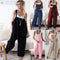 Pantalones Overol Mujer Talle Medio en Denim