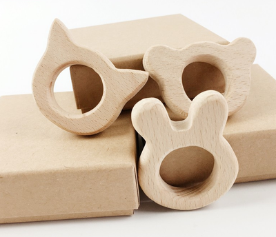 Mordedores de Madera de Haya para Bebés - Image 6