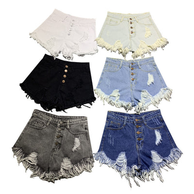 Shorts de Mezclilla Cintura Alta con Pechera - Image 2