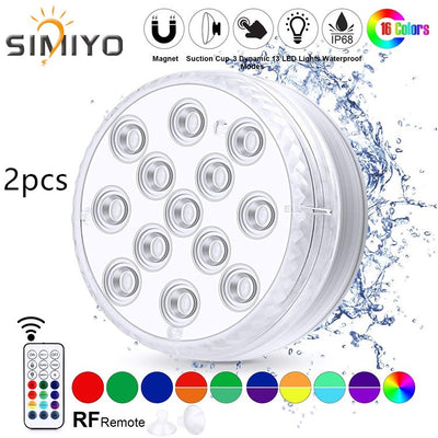 Luz Sumergible LED Impermeable con Control Remoto para Piscina, Fuente y Spa - Image 8