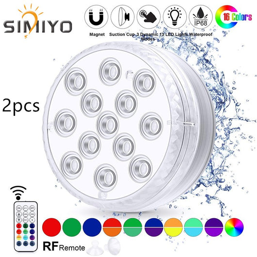 Luz Sumergible LED Impermeable con Control Remoto para Piscina, Fuente y Spa - Image 8