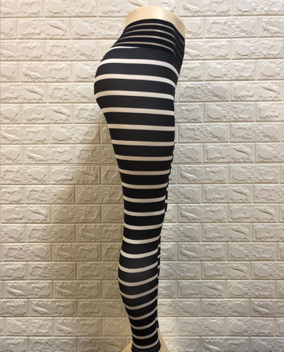 Leggings Yoga Cintura Alta con Estampado de Peces - Tela Elástica Suave - Image 4