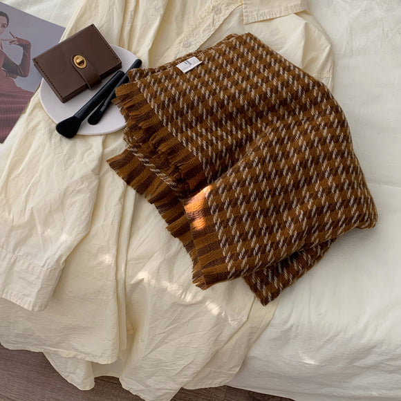 Bufanda Versátil Coreana para Estudiantes - Abrigo Trendy Unisex