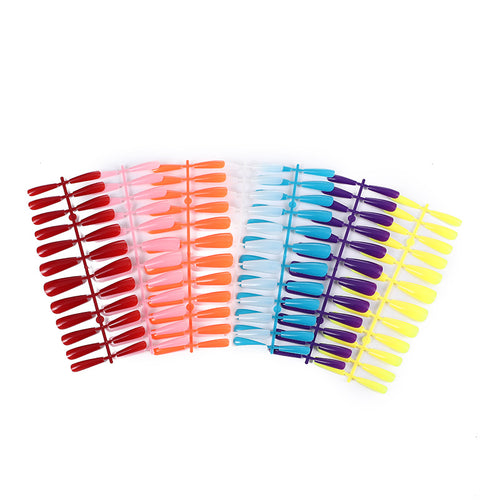 24 Uñas Postizas Trapezoidales Largas para Ballet