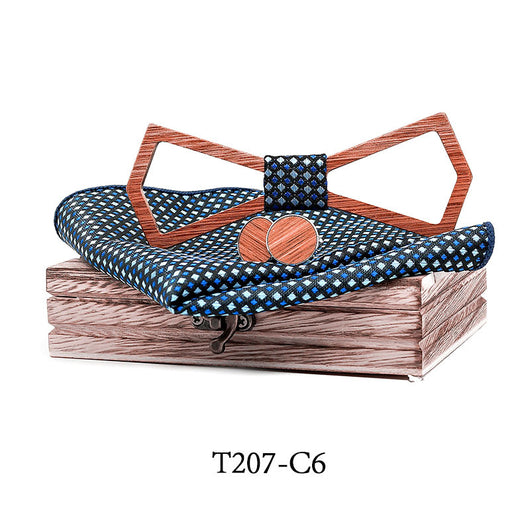 Moño Hueco Tallado en Madera Maciza - Regalo Perfecto para Celebraciones - Image 6