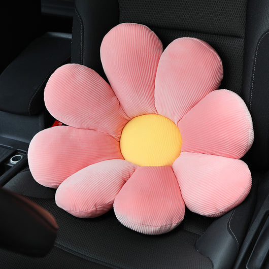 Reposacabezas de Peluche Floral para Auto - Image 3