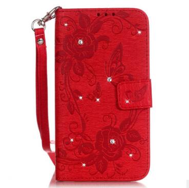 Funda Flip con Mariposa en Relieve para iPhone 7 y Galaxy S7 con Compartimentos para Tarjetas - Image 7
