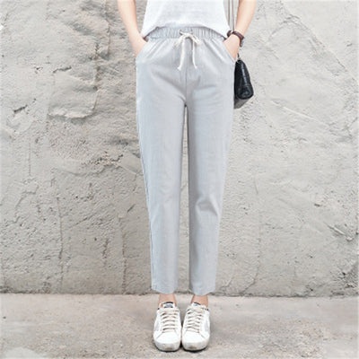 Pantalones de Lino Casual - Image 21