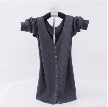 Cardigan de Cachemira Tejido para Mujer - Cuello V Elegante - Image 14