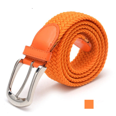 Cinturón Elástico Trenzado Unisex - Correa Extensible de Lona - Image 13
