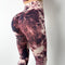 Pantalones de Yoga Tie-Dye sin Costuras Cintura Alta Melocotón