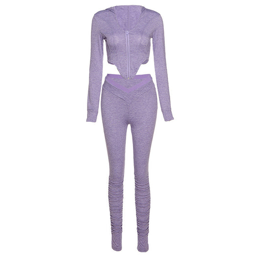 Conjunto Deportivo con Capucha y Pliegues - Image 19