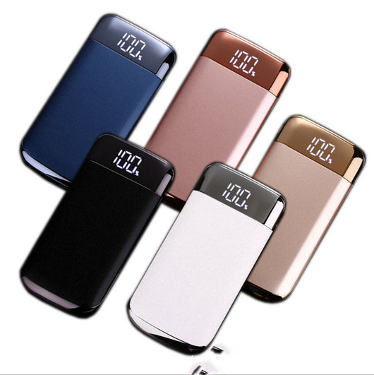 Batería Portátil con Pantalla Digital de Carga Rápida