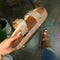 Sandalias de Moda con Cristales Brillantes