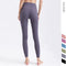 Pantalones Yoga Cintura Alta Reversibles en Brocado Nude