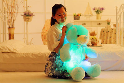 Osito de Peluche LED Luminoso Multicolor - Regalo Navideño Interactivo para Niños - Image 8