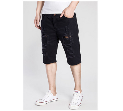 Shorts Casuales Desgastados para Hombre - Image 4