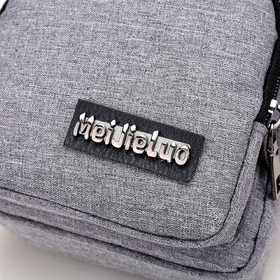 Bolsa de Pecho Deportiva USB con Carga - Estilo Coreano Canvas para Hombre - Image 3