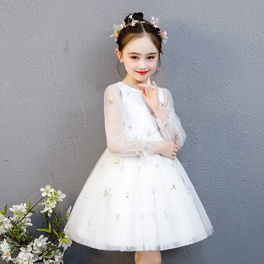 Vestido de Dama de Honor Floral para Niña