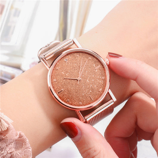 Reloj de Pulsera Elegante para Mujer con Malla de Silicona - Image 4