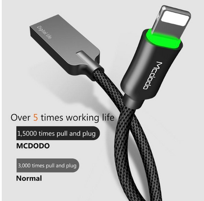 Cable de Carga Rápida con Apagado Inteligente en Aluminio Trenzado - Image 3